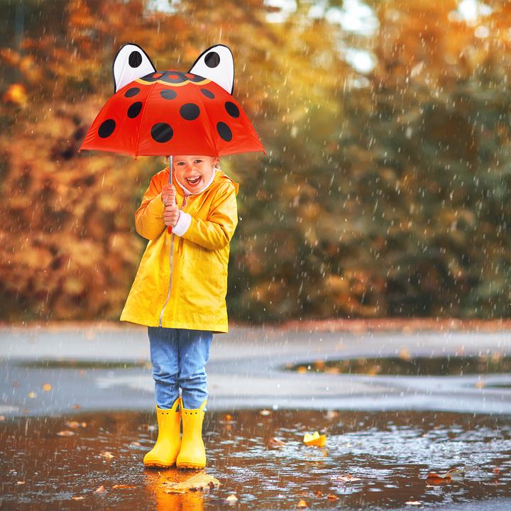 Image du produit Relaxdays Parapluie enfants motif animaux
