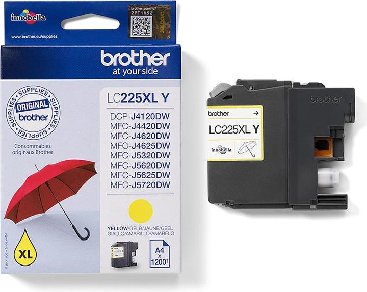Actual product image Brother Lc-225xly (Y)