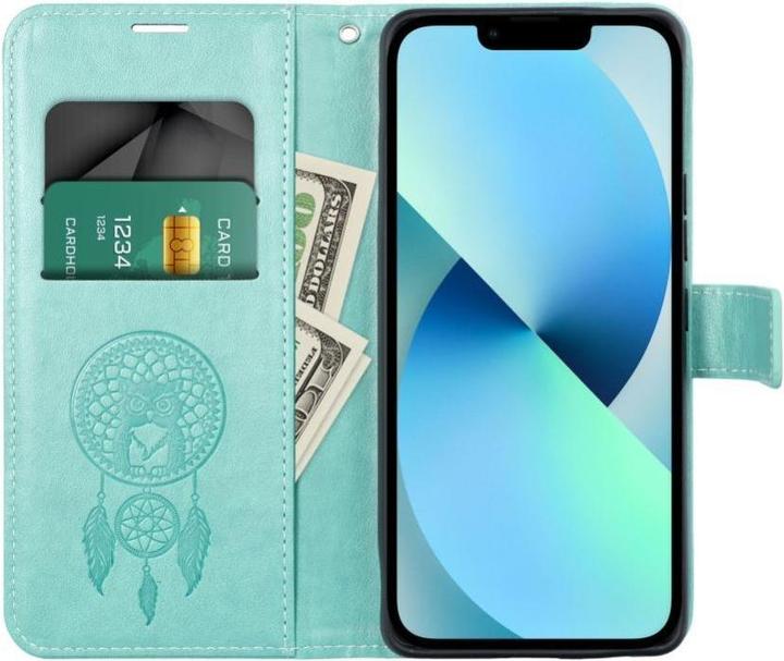 Actual product image Forcell Back panel cover OEM MEZZO Book case for XIAOMI Redmi 9AT / Redmi 9A dreamcatcher green (Xiaomi Redmi 9AT, Xiaomi Redmi 9A)