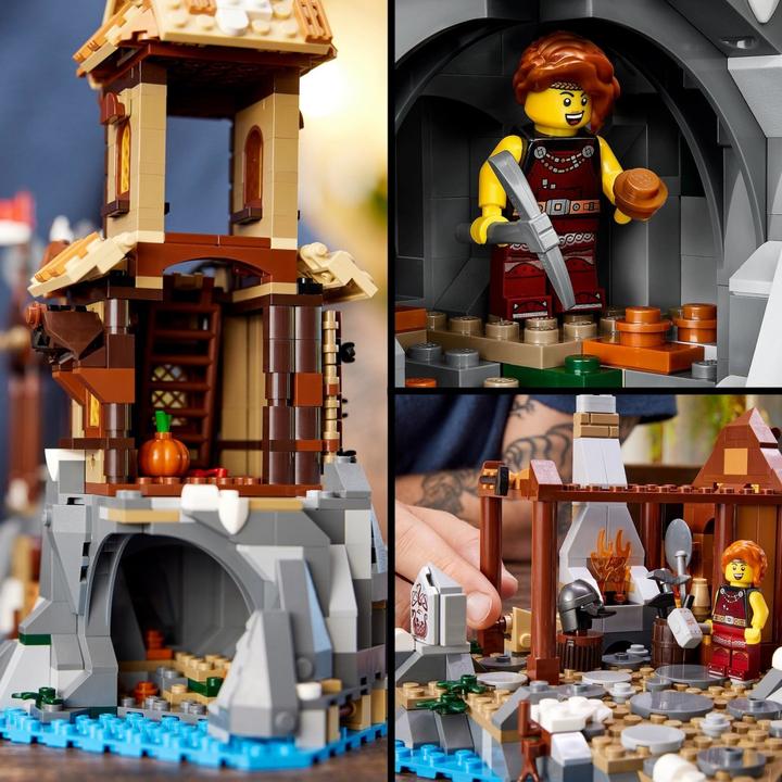 Actual product image LEGO Ideas Viking Village (21343, LEGO Ideas, LEGO Rare Sets)