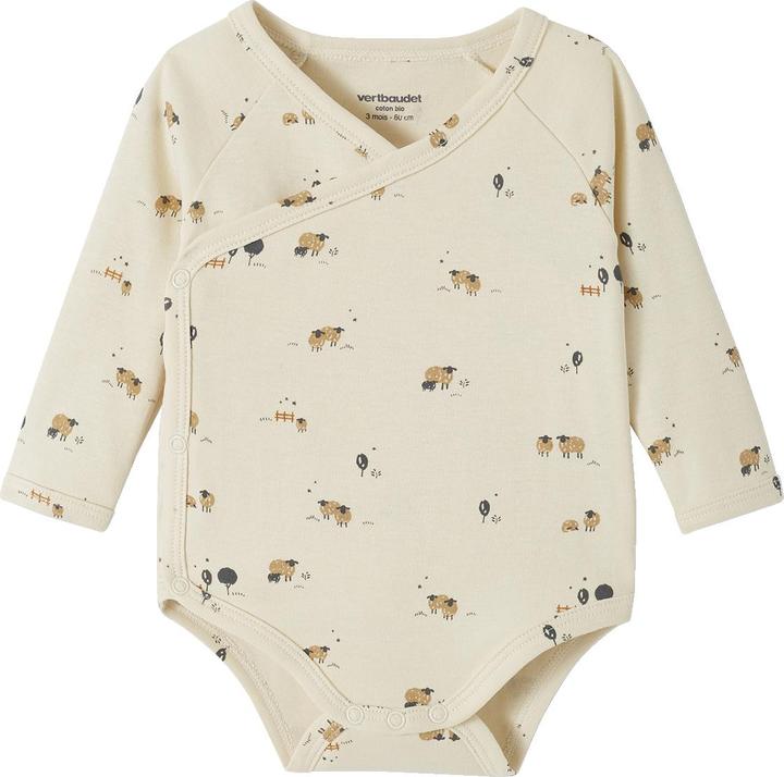 Actual product image Vertbaudet 5er-Pack Baby Wickelbodys aus Bio-Baumwolle Oeko-Tex (56)