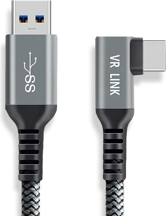 Hermex VR Brillen Kabel Oculus Quest Datenkabel VR Headset USB Kabel