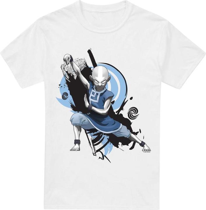 Immagine prodotto Avatar: The Last Airbender Energybending Maglietta Aang Uomo (5XL)