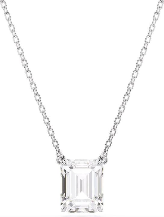 Actual product image Swarovski Stilla necklace octagon cut white (Swarovski Metal, 40 cm)