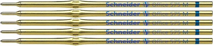 Immagine prodotto Schneider Ricarica a sfera Office 575 K14 0,5mm M blu indelebile 5 pezzi/confezione. (Unità di ricarica, Blu, 0.50 mm)