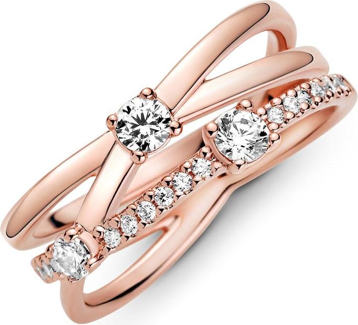 Produktbild Pandora Rose Sparkling Triple Band Ring (56)