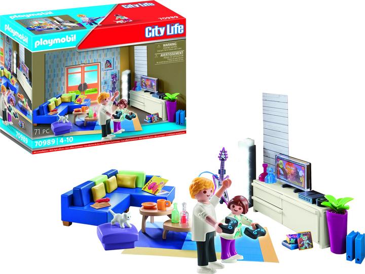 Produktbild Playmobil Wohnzimmer (70989, Playmobil City Life)