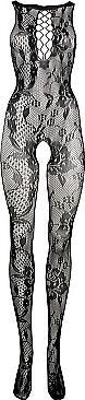 Image du produit Le Désir Criss Cross Neck Bodystocking - O/S (Taille unique)
