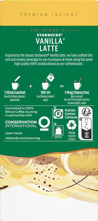 Produktbild Starbucks Vanilla Latte (139.30 g)