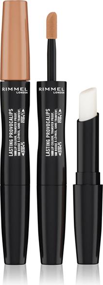Actual product image Rimmel London Rimmel Lasting Provocalips Long Lasting Lipstick 2In1 730 Make A Mauve 6Ml (730 Make a Mauve)