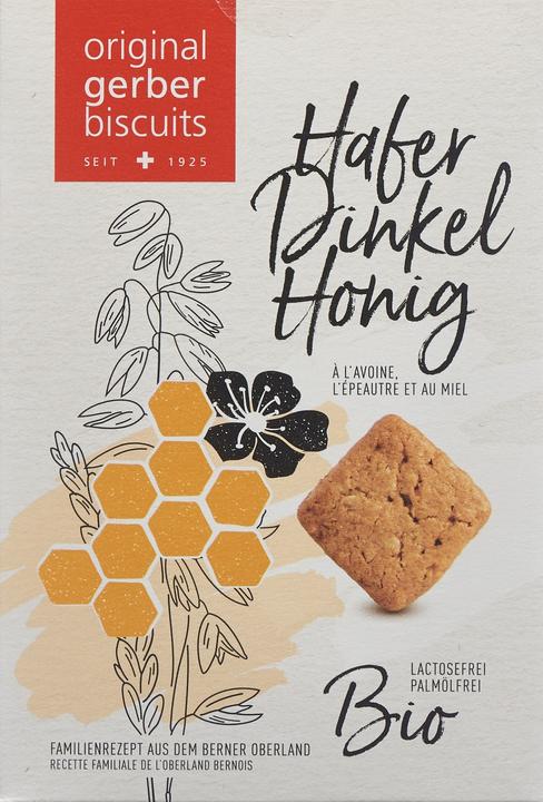 Actual product image Gerber Biscuits Guetzli Organic Biscuits Oats Spelt Honey 2 x 80 g (2 pcs., 80 g)