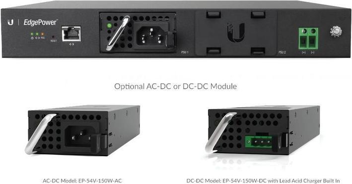 Image du produit Ubiquiti PSU redondant, DC, composant switch Alimentation électrique (100 W)