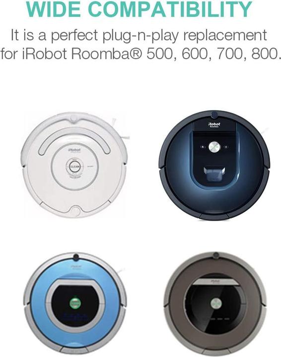 Image du produit Acconic Batterie 5200mAh pour Roomba iRobot 660 665 670 671 675 696 681 790 866 886 896 Scooba 450