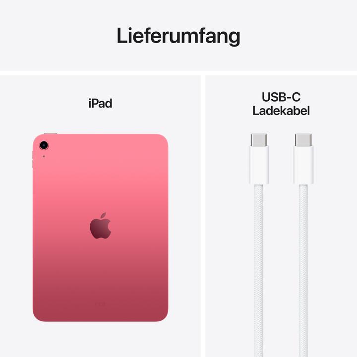 Produktbild Apple iPad 2025 (11. Gen) (nur WLAN, 11", 128 GB, Pink)