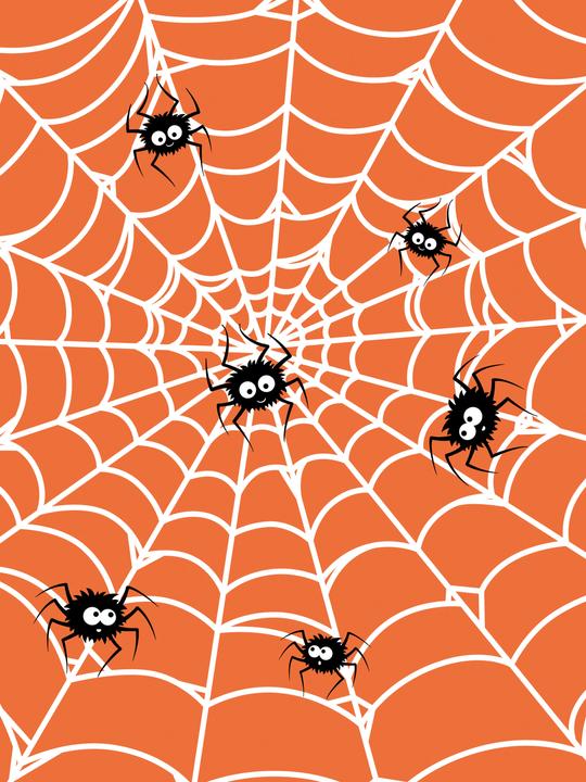 Actual product image Décopatch Pocket Hot-Foil Collection "Halloween Spiders and Bats", set of 4, 30 x...