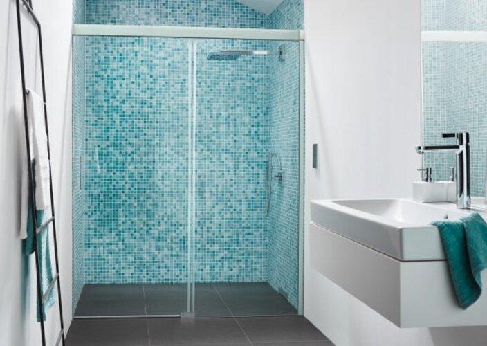 Image du produit Koralle S600Plus Porte coulissante dans niche DSN2 120 L, élément fixe gauche, 1200mm (91.30 cm, 208.80 cm, 25.20 cm)
