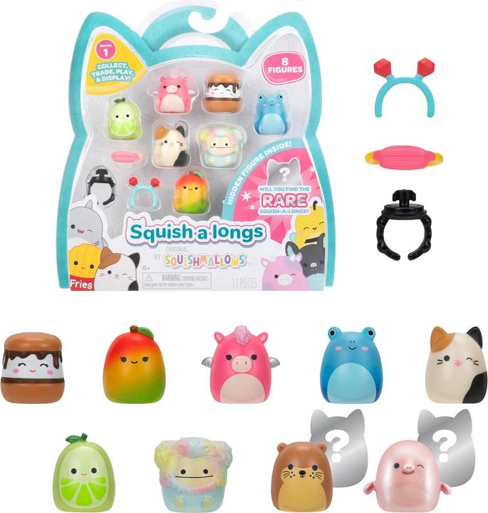 Jazwares Squishalongs 8 Pack