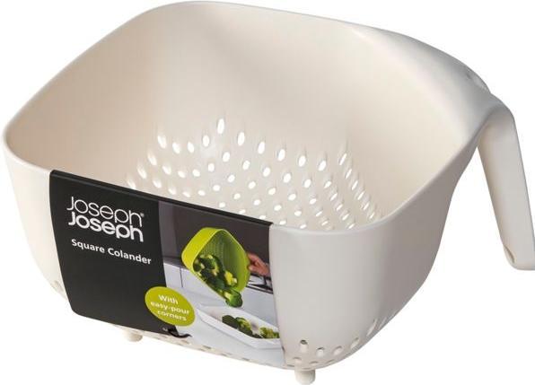 Produktbild Joseph Joseph Sieb quadratisch, stapelbar, gross, weiss, 19x20.5x11.4 cm (19.10 cm)