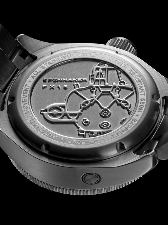 Produktbild Spinnaker SP-5098-22 Picard Dark Cerulean Automatik Taucheruhr 45mm 55ATM (Taucheruhr, 45 mm)