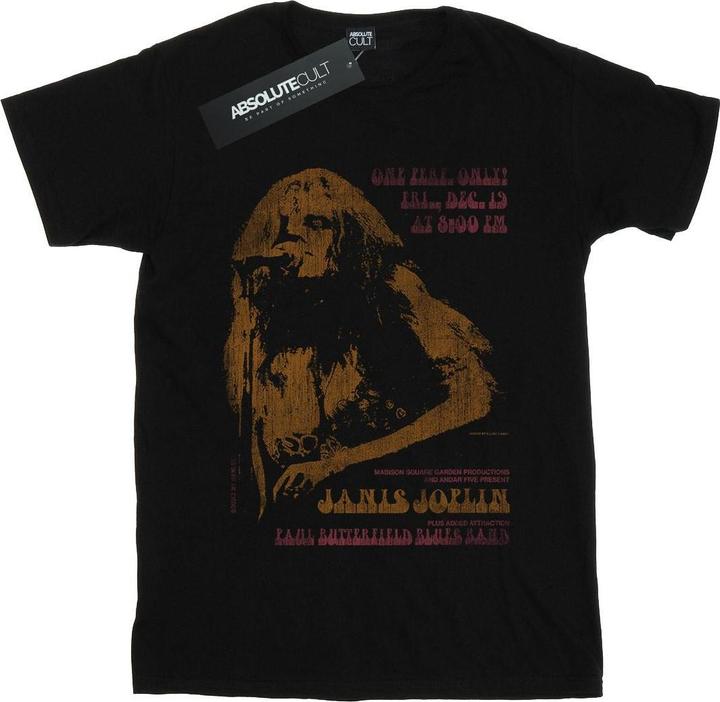 Janis Joplin Madison Square Garden Boyfriend Fit TShirt