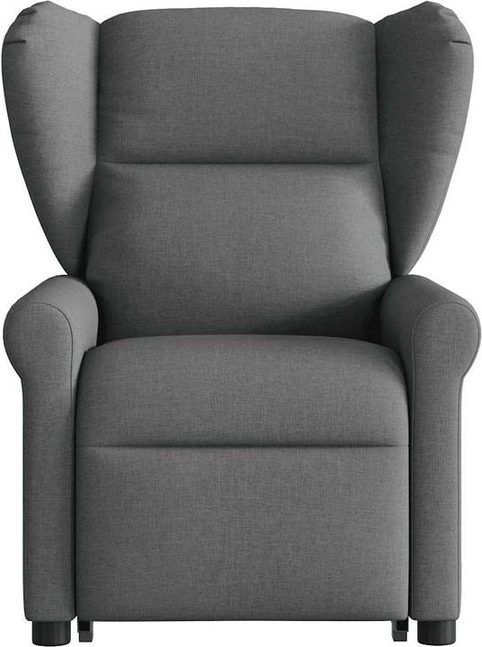 Immagine prodotto VidaXL Poltrona massaggiante elettrica con ausilio per la posizione eretta in tessuto grigio scuro