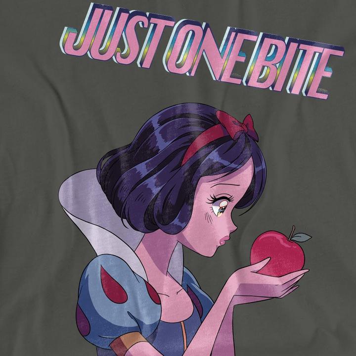 Actual product image Snow White Unisex Adult Just One Bite T-Shirt (S)