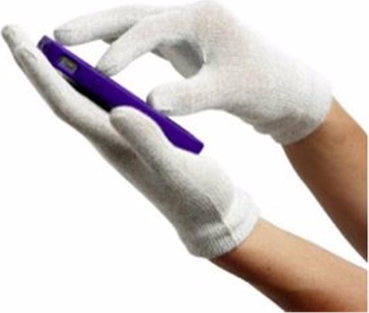 Produktbild Agloves Natural Touch Gloves für Touchscreens Weiss (M)