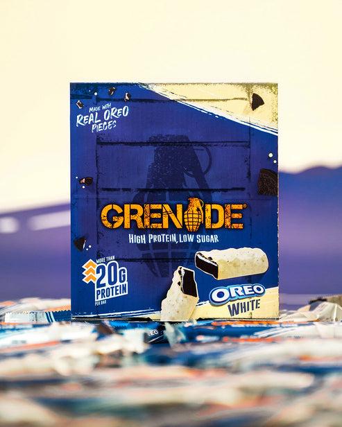Actual product image Grenade Oreo White Protein Bar (White chocolate, Oreo, 12 pcs., 720 g)