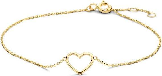 Image du produit Marie Celeste Armband Hart 0,8 mm 16 - 17 - 18 cm - Goud (18 cm, Or jaune 14 carats)