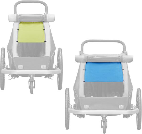Croozer Sun canopy Kid Vaaya 1, graphite blue/white