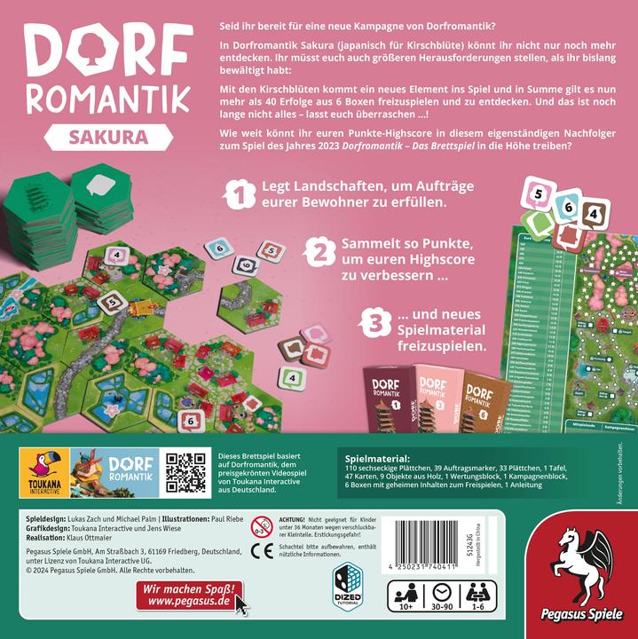 Actual product image Pegasus 51243G - Village romance - Sakura (DE) (German)