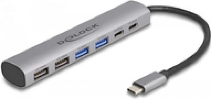Delock USB Hub (USB-C, 6 Porti)