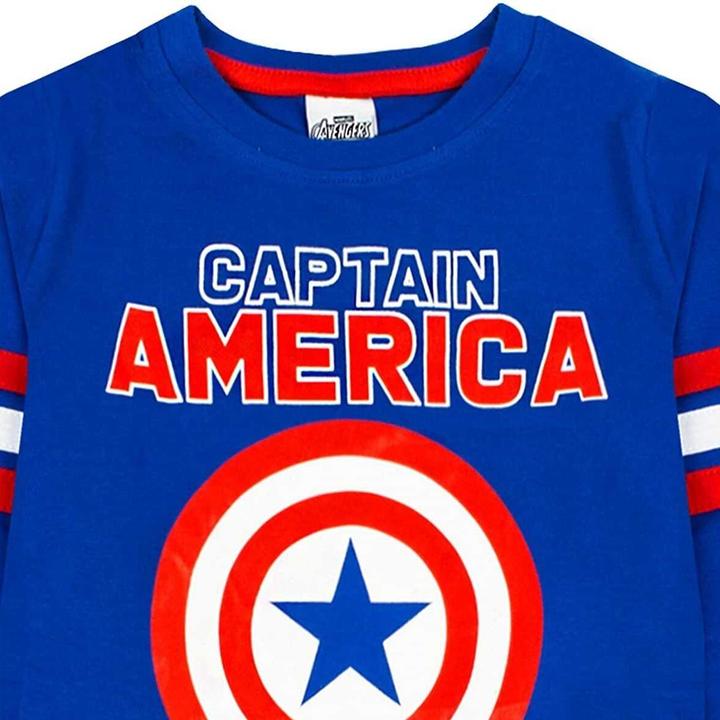Image du produit Captain America Pyjama avec pantalon long garçon (104)