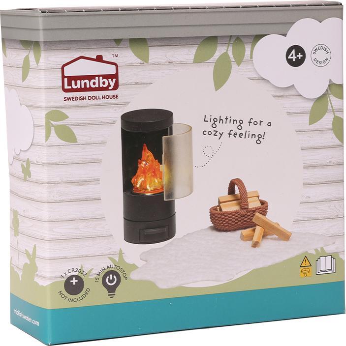Actual product image Lundby Doll's house accessories fireplace set