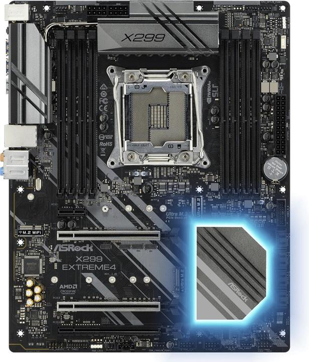 Produktbild AsRock X299 Extreme4, Atx, Lga2066 (LGA 2066, Intel X299, ATX)