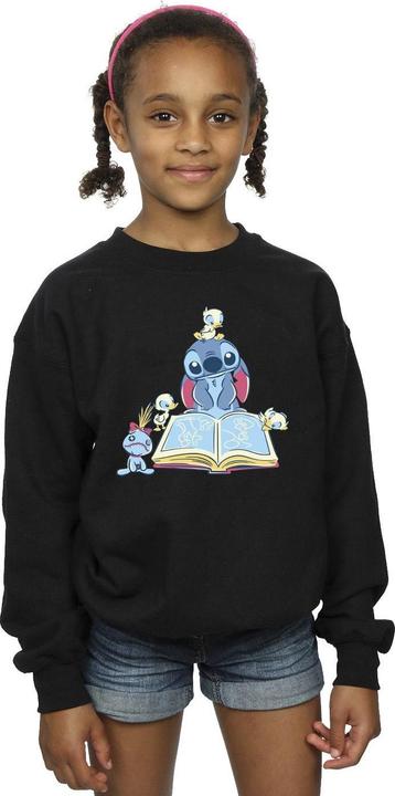 Produktbild Disney Lilo & Stitch Reading A Book Sweatshirt Mädchen (116)