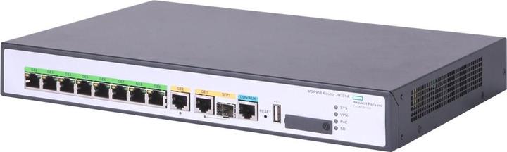 Actual product image Aruba Router FlexNetwork MSR958 1GbE and Combo 2GbE WAN 8GbE LAN PoE Europe English