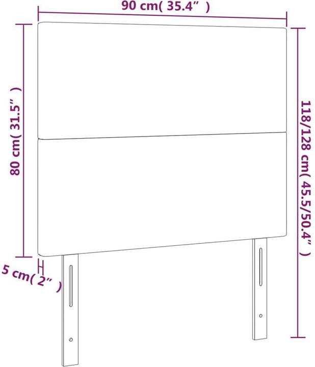 Image du produit VidaXL Roberto (90 x 5 x 128 cm)