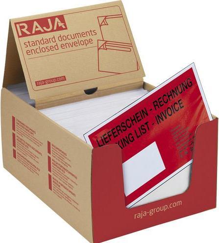 Immagine prodotto Raja Bolla di consegna 32LR1000 130 mm PE, carta siliconata (13 x 23 cm)