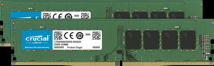 Image du produit Crucial Desktop Memory (2 x 8GB, 3200 MHz, RAM DDR4, U-DIMM)