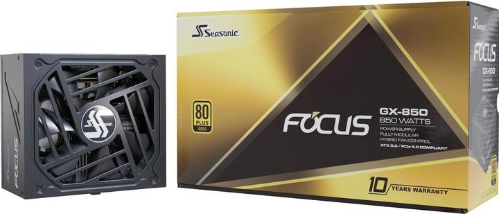 Produktbild Seasonic Focus GX ATX 3.0 (850 W)