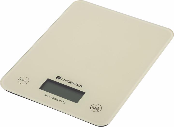 Produktbild Zassenhaus Küchenwaage Digitalwaage Balance Cool Creme