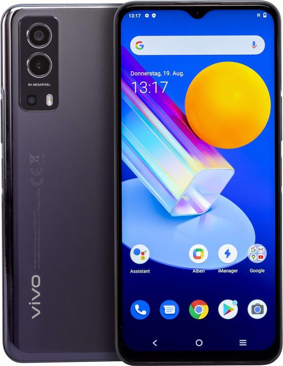 Produktbild Vivo Y72 5G (128 GB, Schwarz, 6.58", Dual SIM, 64 Mpx, 5G)