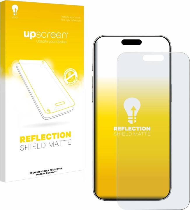 Immagine prodotto upscreen Pellicola protettiva Pellicola protettiva antiriflesso opaca (1 Pezzo/i, Apple iPhone 16 Pro)