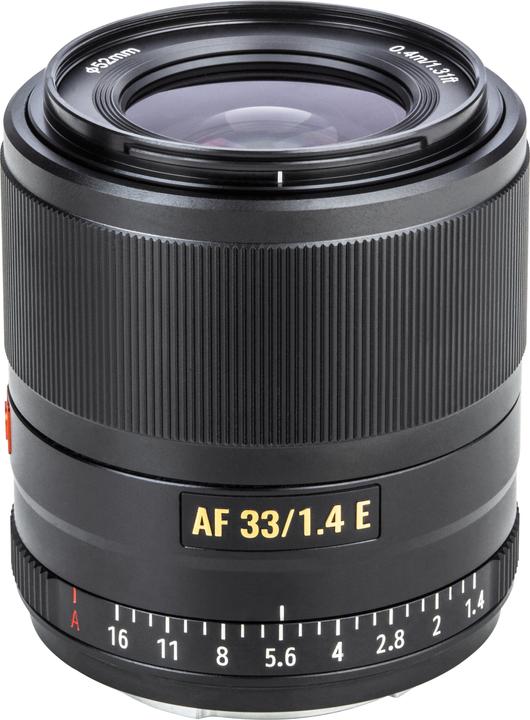 Viltrox FE-33MM STM APS-C, obiettivo primario autofocus con grande apertura, per attacco Sony E (Sony E, APS-C / DX)