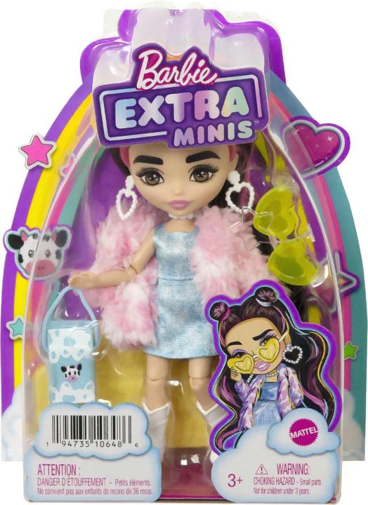 Immagine prodotto Barbie Extra Mini Doll - Cow Print Furry Jacket