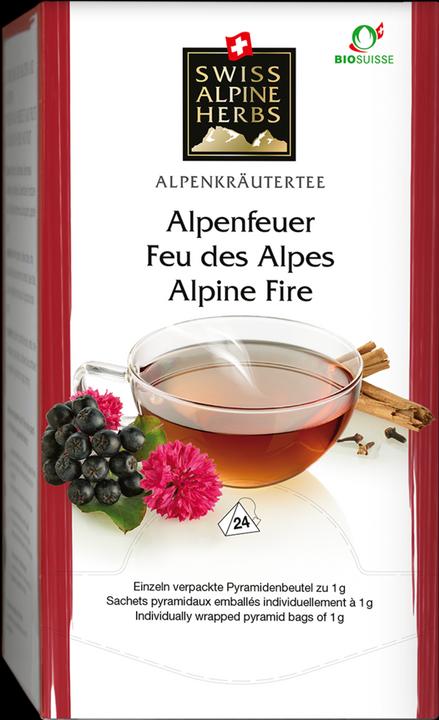 Immagine prodotto Swiss Alpine Herbs Tè biologico Alpenfeuer (24 g)