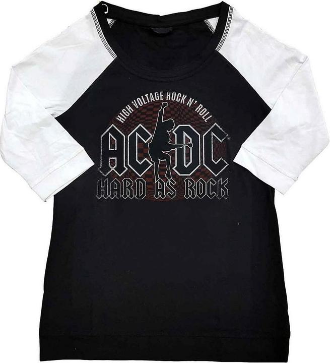 Immagine prodotto AC/DC Maglietta da donna/donna Hard As Rock Raglan (4XL)