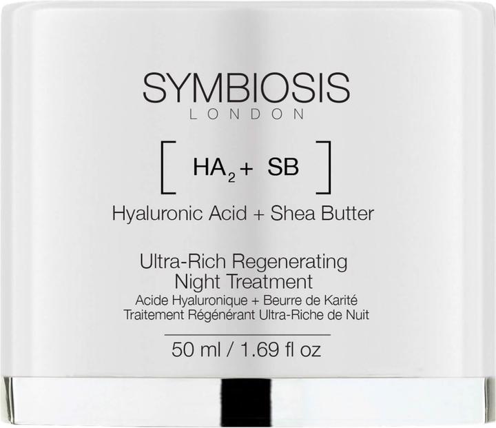 Produktbild Symbiosis Hyaluronsäure + Sheabutter) Regenerierende Ultra-Reichhaltig Nachtpflege (50 ml, Nachtcreme)