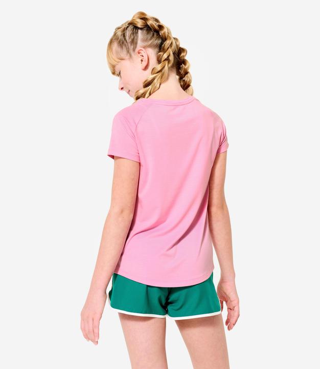 Produktbild Decathlon T-Shirt Kinder Mädchen atmungsaktiv - rosa (6, 7, 8)